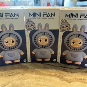 Mini Fan with Cute Character Design